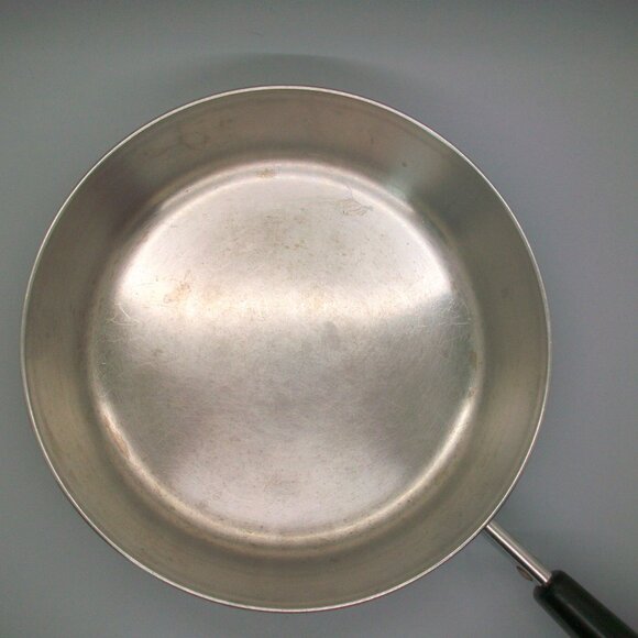Vintage Revere Ware Copper Clad 8" Skillet Fry Pan with Lid - Picture 3 of 9
